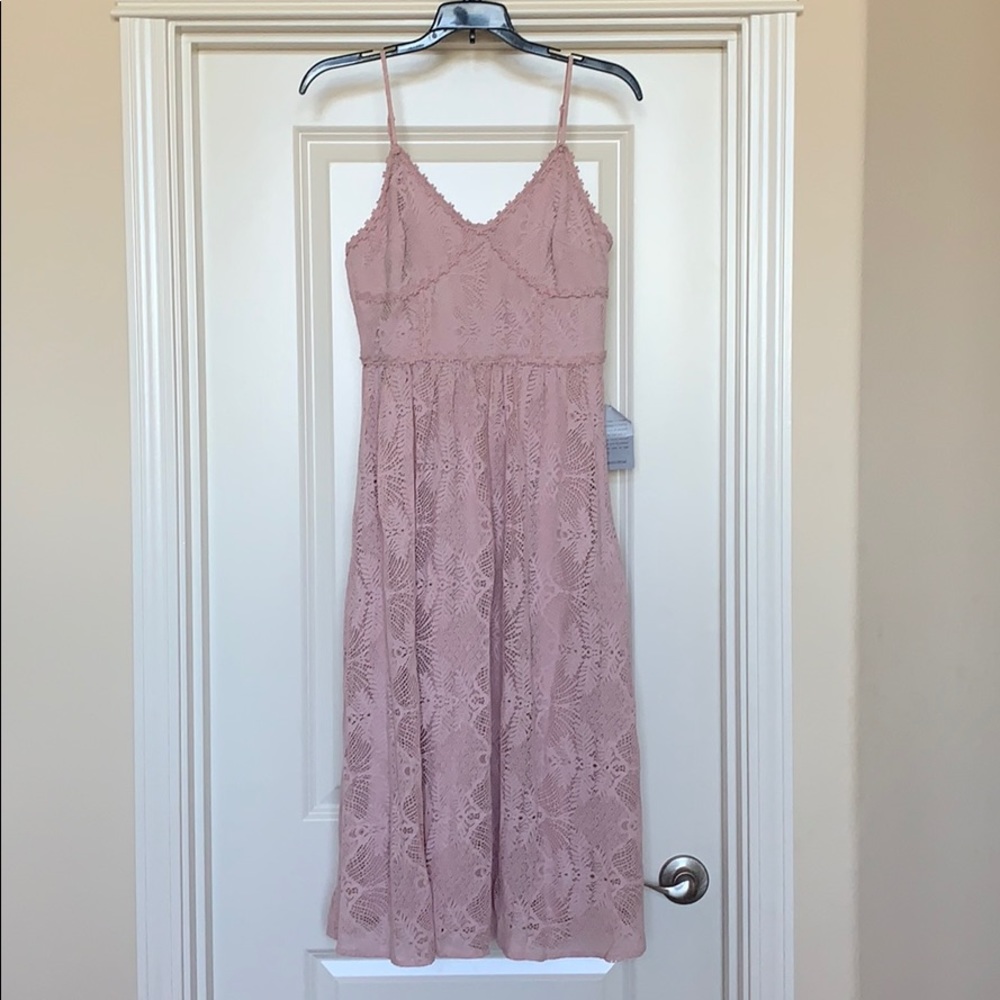 Blush Lace Dress